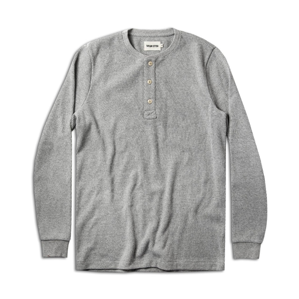 Taylor Stitch Waffle Heavy Bag Henley